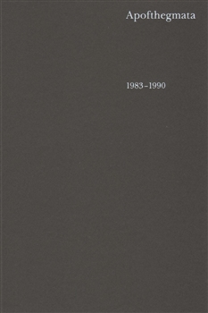 Apofthegmata 1983�1990