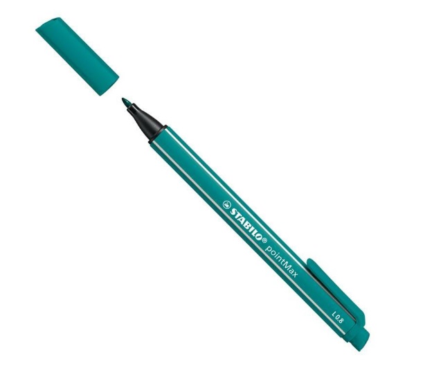 STABILO pointMax - liner na p�sanie - tyrkysov� modr�