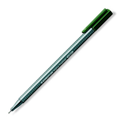 Liner, 0.3 mm, STAEDTLER Triplus , dark green