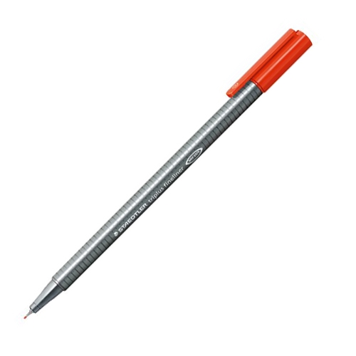 Liner, 0.3 mm, STAEDTLER Triplus , pale red