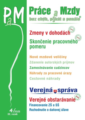 Pr�ce a Mzdy, bez ch�b, p�k�t 4/2025