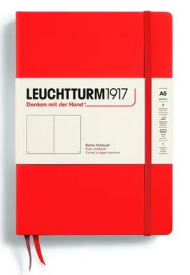 LEUCHTTURM1917 Medium (A5), Lobster, 251 S., �ist� - z�pisn�k