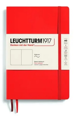 LEUCHTTURM1917 Medium (A5), Lobster, 123 S., �ist� - z�pisn�k