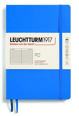 LEUCHTTURM1917 Medium (A5), Sky, 123 S., linajkov� - z�pisn�k