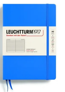 LEUCHTTURM1917 Medium (A5), Sky, 251 S., linajkov� - z�pisn�k