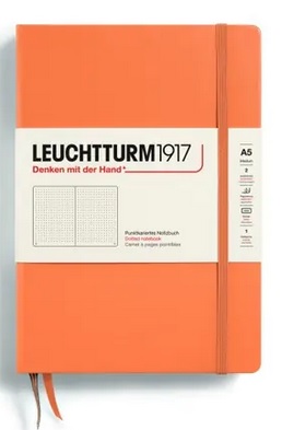LEUCHTTURM1917 Medium (A5), Apricot, 251 S., bodkovan� - z�pisn�k