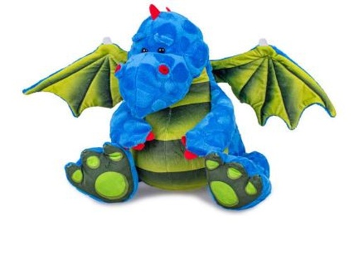 Drak ply�ov� 30 cm modr� sed�c�