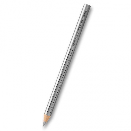 Pastelka Faber Castell JUMBO GRIP Metallic st��brn�