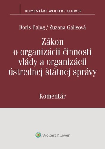 Z�kon o organiz�cii �innosti vl�dy a org