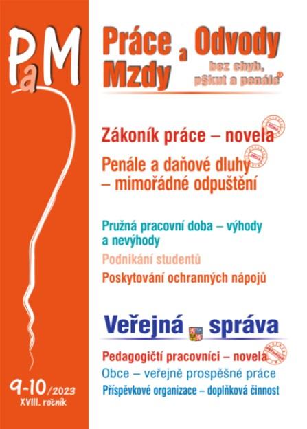 Pr�ce a mzdy 9-10/2023 � Z�kon�k pr�ce