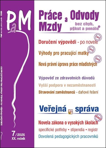 Pr�ce a mzdy Doru�en� v�pov�di z 7/2025