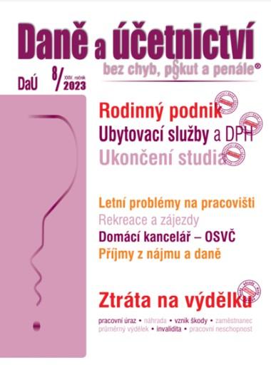 Dan� a ��etnictv� bez chyb, pokut 8/2023