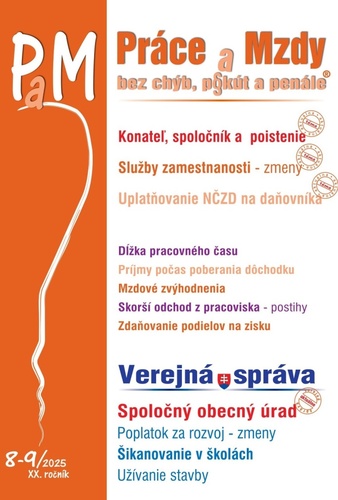 Pr�ce a Mzdy, bez ch�b, p� k�t 8-9/2025