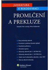 Judikatura k rekodifikaci Proml�en� a p.