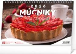 NOTIQUE Stolov� kalend�r M��niky a sladkosti 2026, 23,1 x 14,5 cm