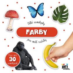 Ve�k� samolepky pre mal� ru�i�ky - Farby