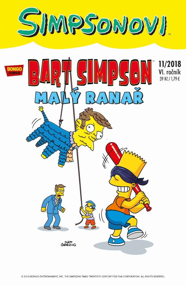 Bart Simpson Mal� rana� 11/2018