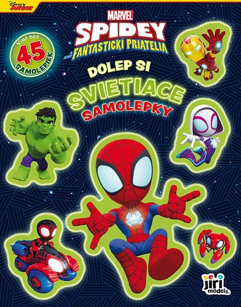 Dolep si svietiace samolepky Spidey JM