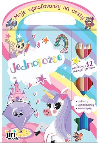 Moje vymaľovanky na cesty Jednorožce