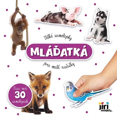 Ve�k� samolepky pre mal� ru�i�ky - Ml��atk�