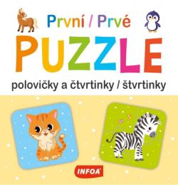 Krabi�ka - Prvn� PUZZLE - polovi�ky a �tvrtinky / Prv� PUZZLE - polovi�ky a �tvrtinky (CZ/SK vydanie)