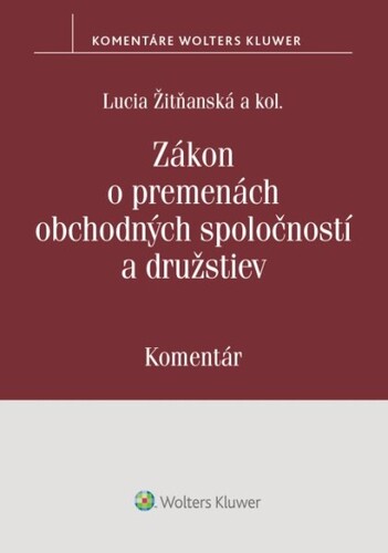 Z�kon o premen�ch obchodn�ch spolo�nost�