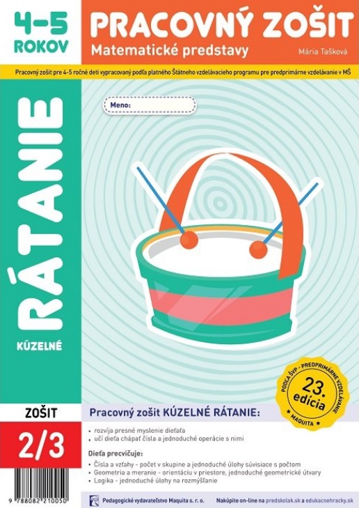 K�zeln� r�tanie - Pracovn� zo�it 4-5 rokov