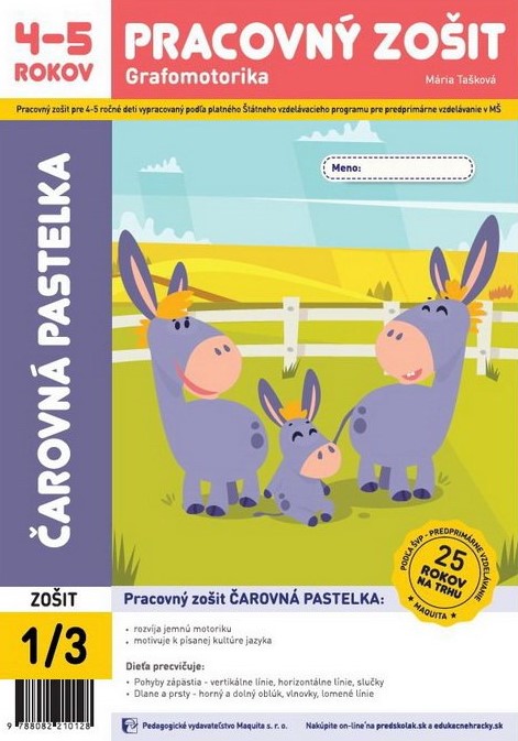 �arovn� pastelka - pracovn� zo�it 1/3 pre 4-5 ro�n�ch