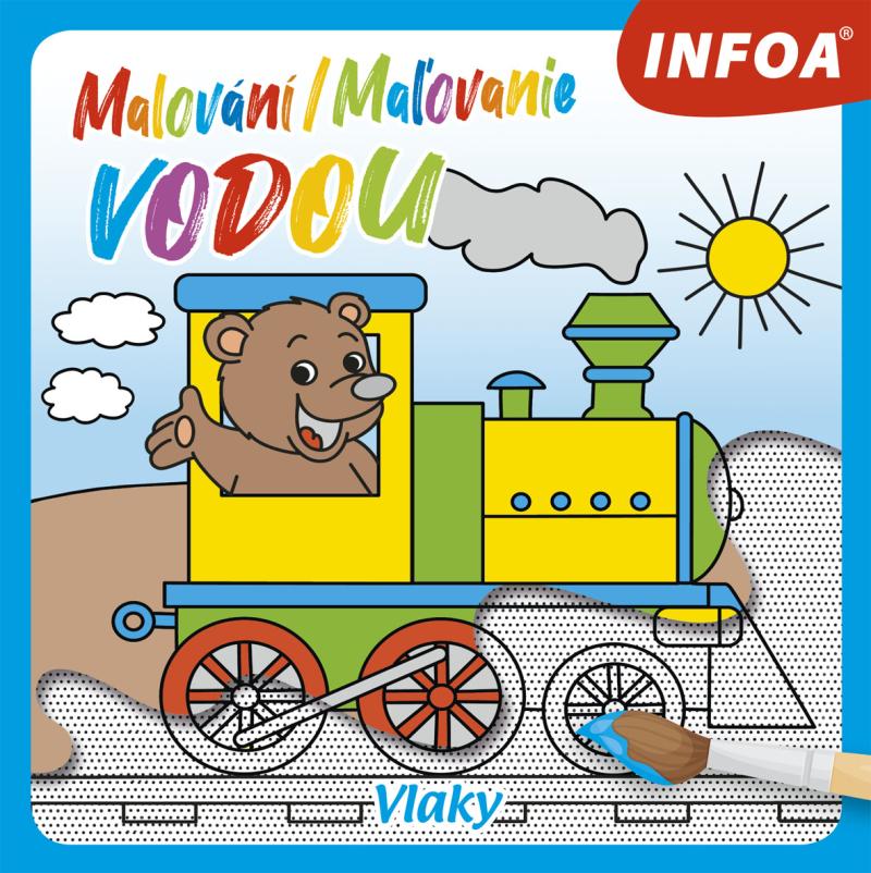 Malov�n�/Ma�ovanie vodou Vlaky