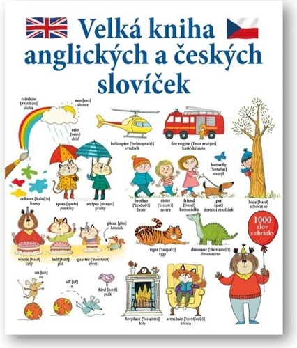 Velk� kniha anglick�ch a �esk�ch slov�.