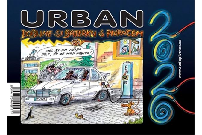 Kalend�� Urban 2026 - Dobijte si baterky s Pivrncem