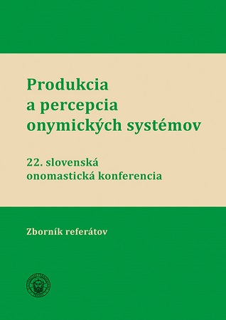 Produkcia a percepcia onymick�ch syst�mov