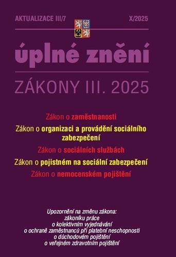 Aktualizace III/7 2025