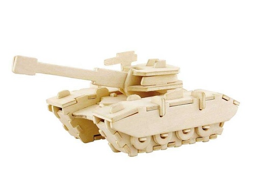 D�ev�n� 3D puzzle Tank