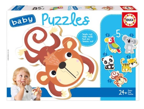 Baby puzzle Divok� zv�� 5v1