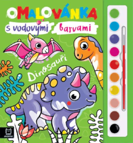 Omalov�nka s vodov�mi barvami Dinosau�i