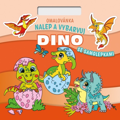 Omalov�nka �tverec Nalepuj Dino BALOU�EK