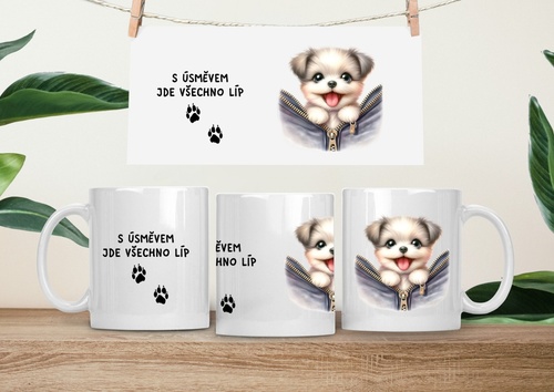 Hrne�ek �um��ek 330ml porcel�n Pejsek