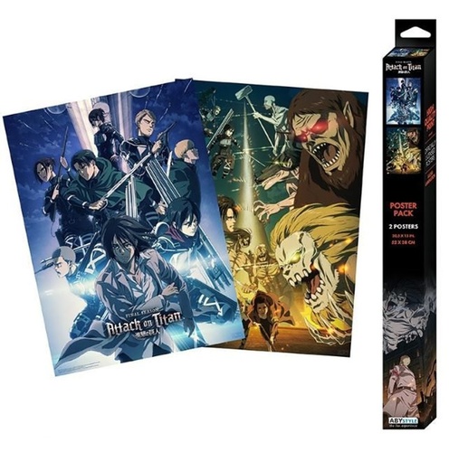 Set plak�t� mini Attack on Titan