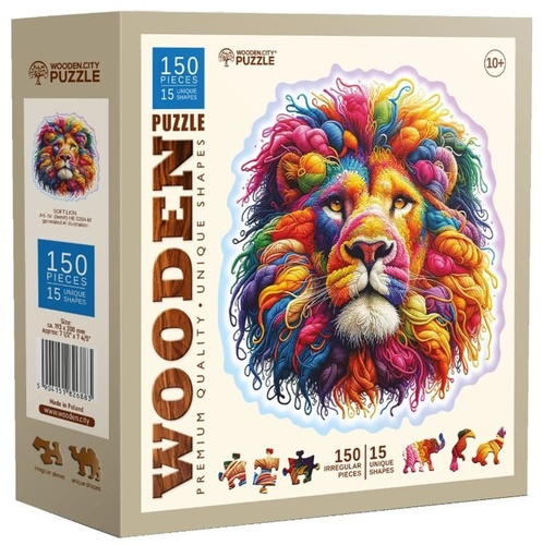 D�ev�n� puzzle Jemn� lev MATYSKA