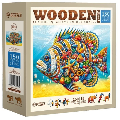 D�ev�n� puzzle M�dn� ryba MATYSKA