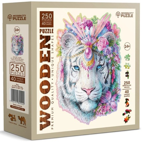 D�ev�n� puzzle Mystick� tygr MATYSKA