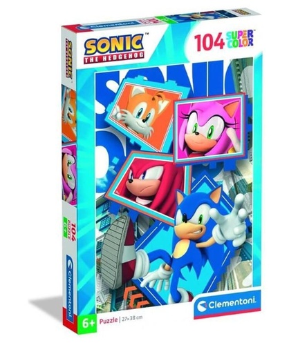 Puzzle Je�ek Sonic Par��ci 104 d�lk�