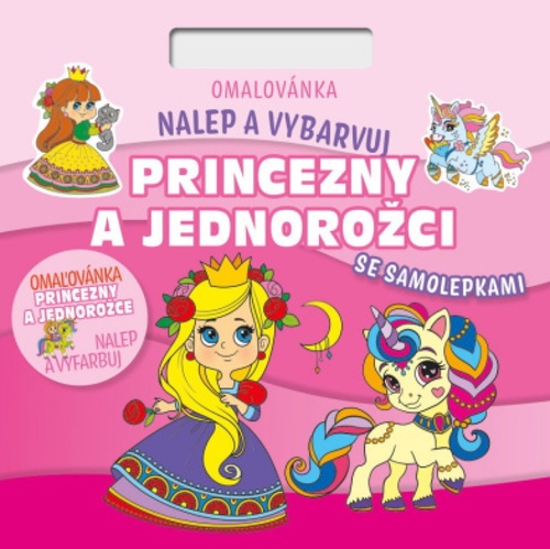 Omalov�nka Nalepuj a vybarvuj! Princezny