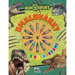 Omalov�nky s voskovkami Dinosau�i JM