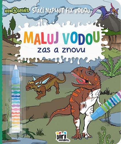 Maluj vodou zas a znovu Dinosau�i JM