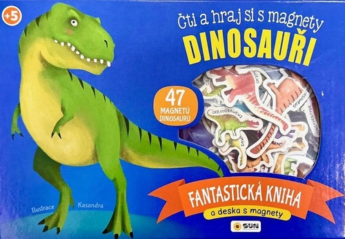Box �ti a hraj si s magnety Dinosau�i