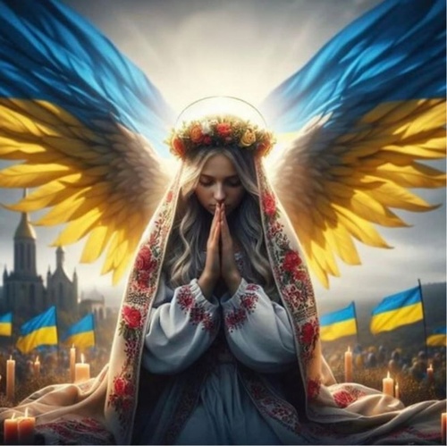 Diamantov� malov�n� Ukrajinsk� and�l