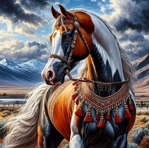 Diamantov� malov�n� K�� v indi�nsk�m pos