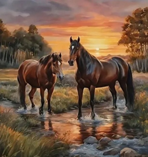 Diamantov� malov�n� Kon� v �ece